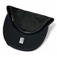 Tennessee Volunteers White on Black Outline Black Power T New Era 9FIFTY Snapback Hat