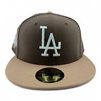 Los Angeles Dodgers Brown Two Tone Viva Patch Gray UV New Era 59FIFTY Fitted Hat