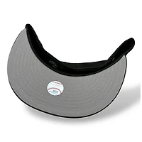 Los Angeles Dodgers Black Script Tokyo Series Patch Gray UV New Era 59FIFTY Fitted Hat