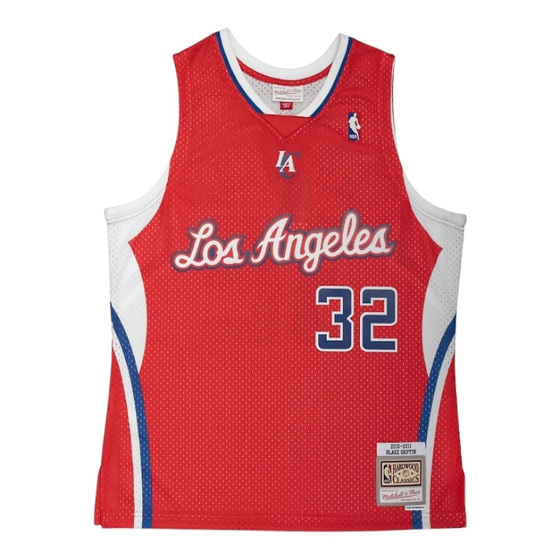 Los Angeles Clippers Blake Griffin Mitchell & Ness 2010-11 Hardwood Classics Swingman Player Red Jersey