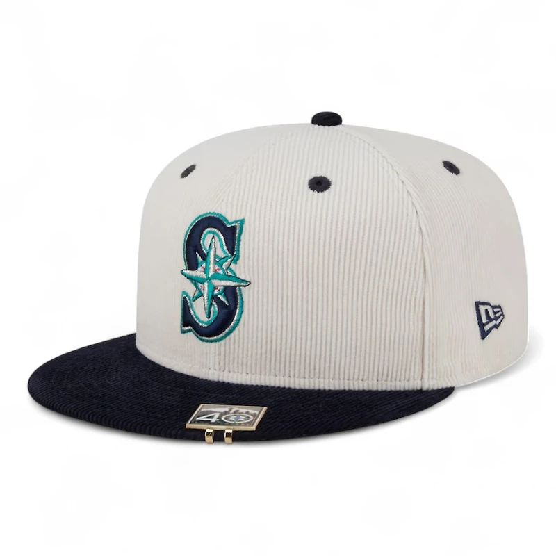 Seattle Mariners Two Tone Corduroy with Hat Clip New Era 59FIFTY Fitted