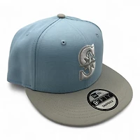 Seattle Mariners Light Blue and Gray New Era 9FIFTY Snapback Hat