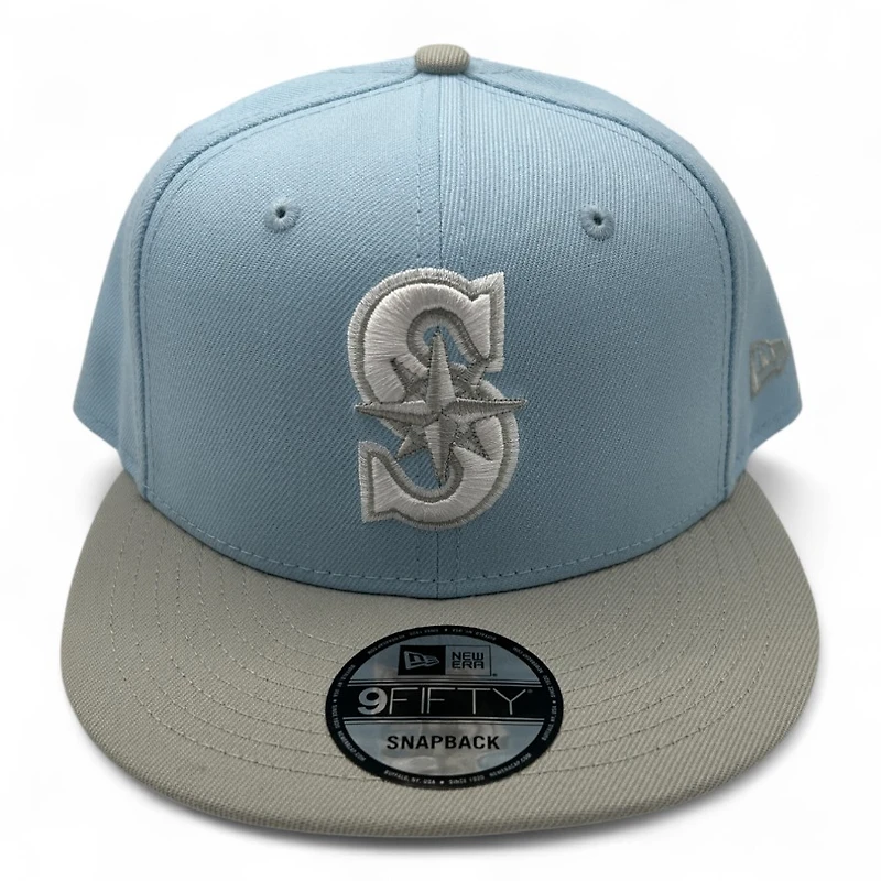 Seattle Mariners Light Blue and Gray New Era 9FIFTY Snapback Hat