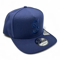 Seattle Mariners Navy on Navy New Era 9FIFTY A-Frame Snapback Hat