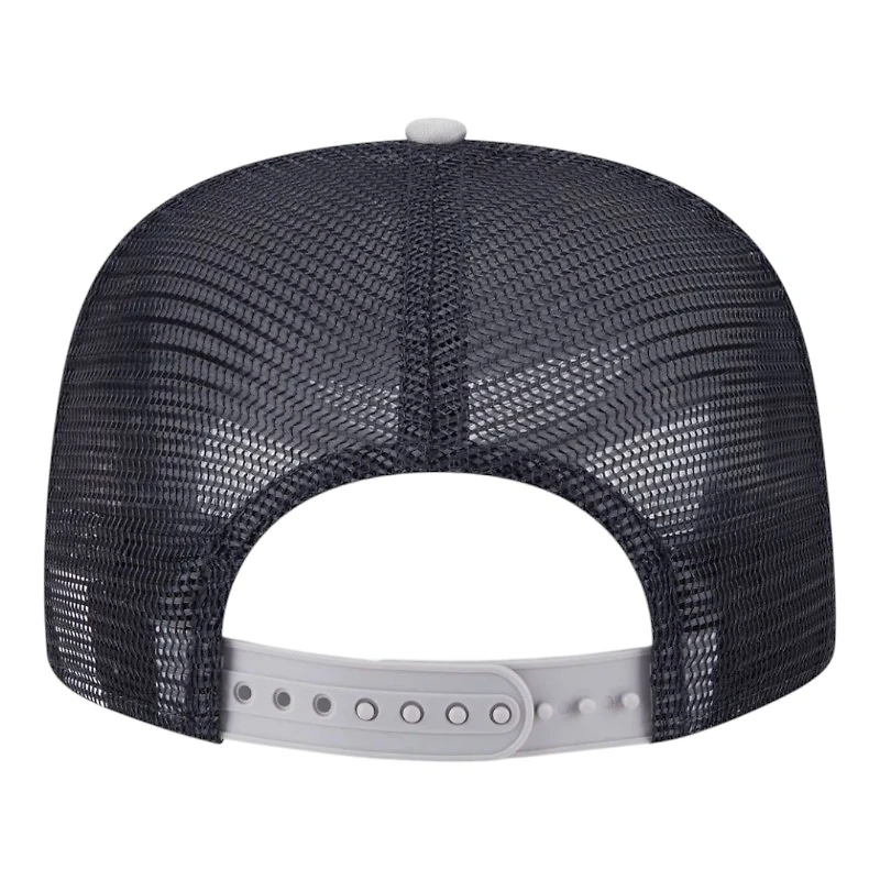 Seattle Mariners White and Gray Retro Script New Era 9FIFTY A-Frame Snapback Hat