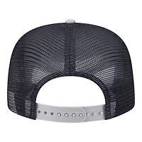 Seattle Mariners White and Gray Retro Script New Era 9FIFTY A-Frame Snapback Hat