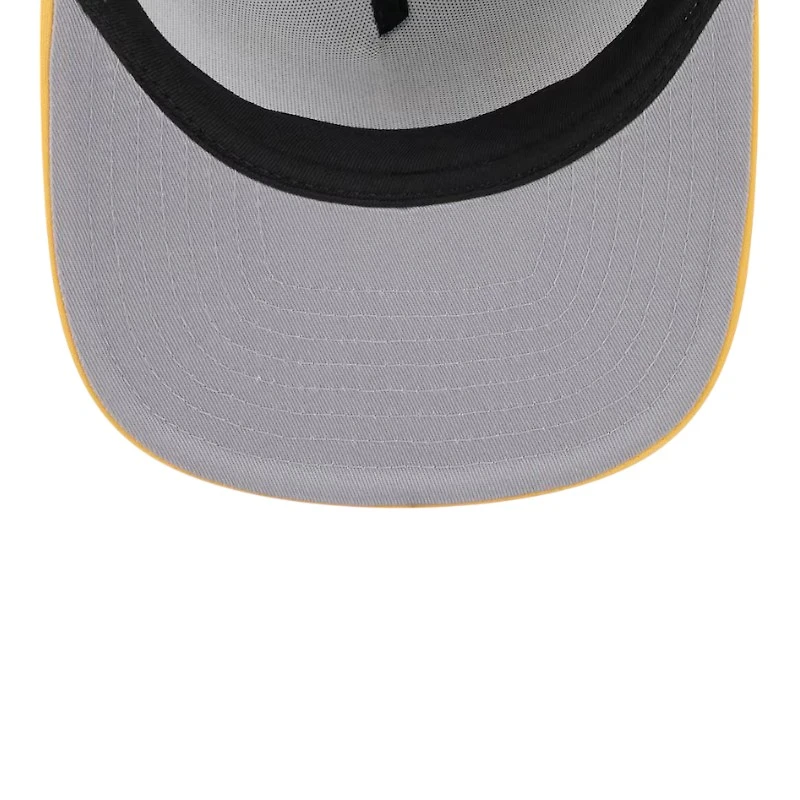 Seattle Mariners Yellow and Blue Retro Script New Era 9FIFTY A-Frame Snapback Hat