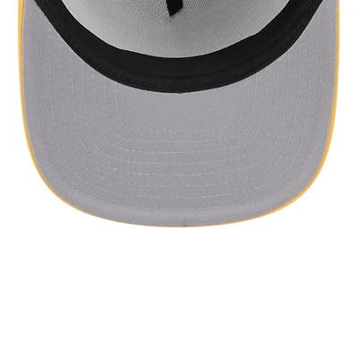 Seattle Mariners Yellow and Blue Retro Script New Era 9FIFTY A-Frame Snapback Hat