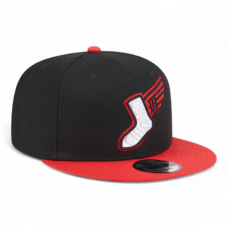 Chicago White Sox Black and Red 2025 City Connect New Era 9FIFTY Snapback Hat