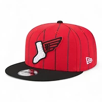 Chicago White Sox Red and Black Pinstripe 2025 City Connect New Era 9FIFTY Snapback Hat