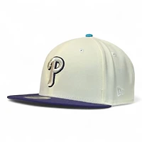 Philadelphia Phillies Chrome and Purple 1996 ASG Patch Gray UV New Era 59FIFTY Fitted Hat