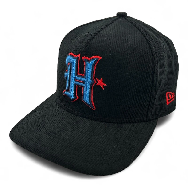 Houston Texans Black Corduroy New Era 9FIFTY A-Frame Snapback Hat