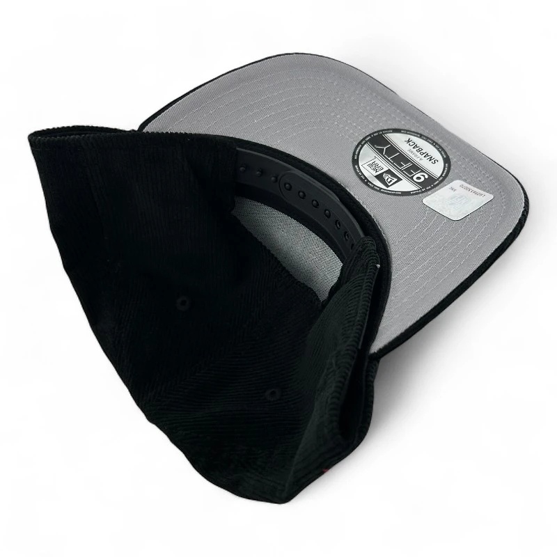 Houston Texans Black Corduroy New Era 9FIFTY A-Frame Snapback Hat