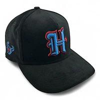 Houston Texans Black Corduroy New Era 9FIFTY A-Frame Snapback Hat