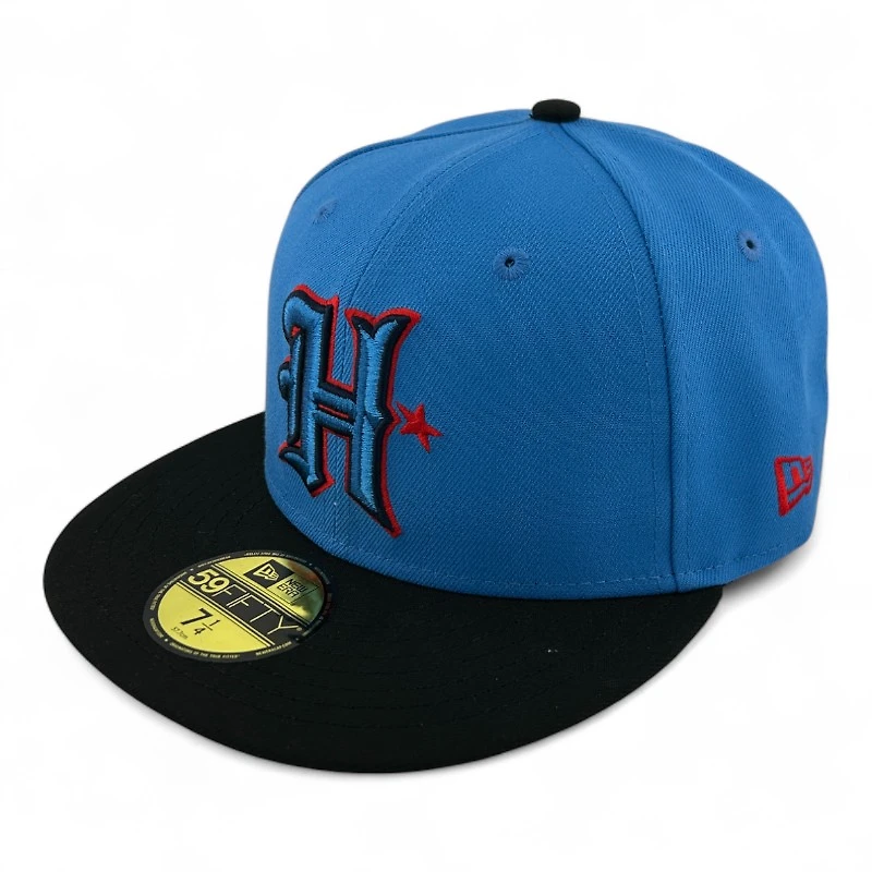 Houston Texans Blue Reef and Black with Gray UV New Era 59FIFTY Fitted Hat