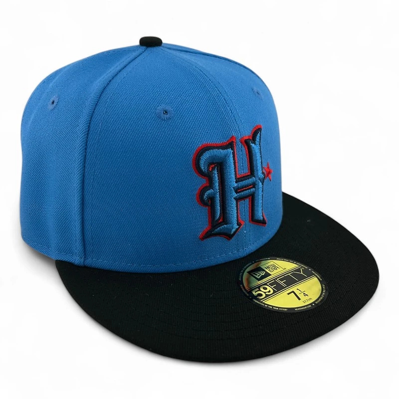 Houston Texans Blue Reef and Black with Gray UV New Era 59FIFTY Fitted Hat