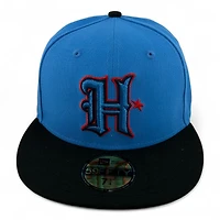 Houston Texans Blue Reef and Black with Gray UV New Era 59FIFTY Fitted Hat