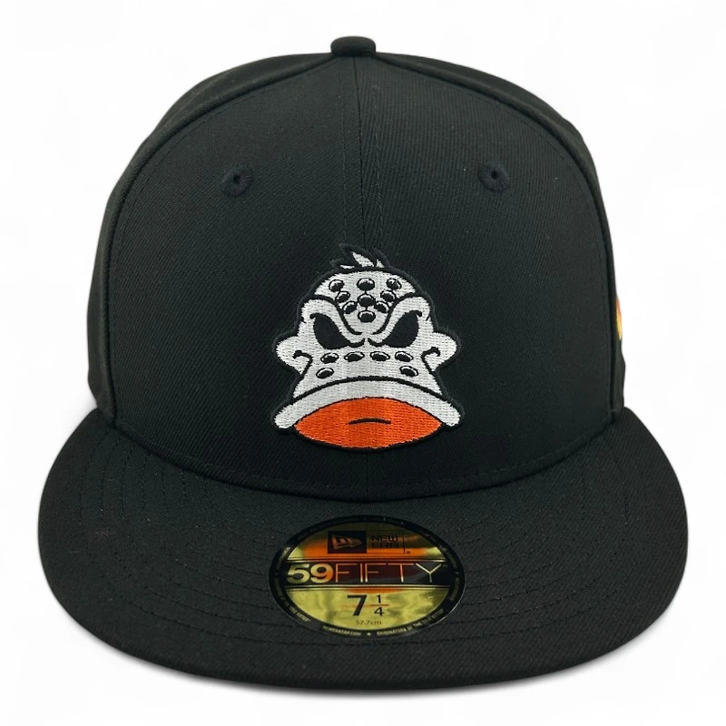 Anaheim Ducks Black with Metallic Gold UV New Era 59FIFTY Fitted Hat