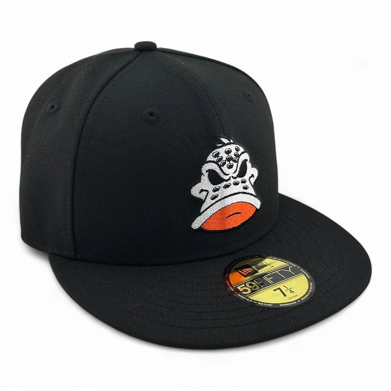 Anaheim Ducks Black with Metallic Gold UV New Era 59FIFTY Fitted Hat