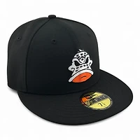 Anaheim Ducks Black with Metallic Gold UV New Era 59FIFTY Fitted Hat