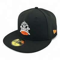 Anaheim Ducks Black with Metallic Gold UV New Era 59FIFTY Fitted Hat