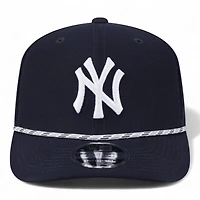 New York Yankees Navy and White Roper New Era 9SEVENTY Adjustable Hat