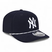 New York Yankees Navy and White Roper New Era 9SEVENTY Adjustable Hat