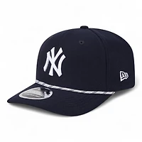 New York Yankees Navy and White Roper New Era 9SEVENTY Adjustable Hat