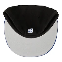 New York Knicks Black and Royal Blue NBA Era 59FIFTY Fitted Hat
