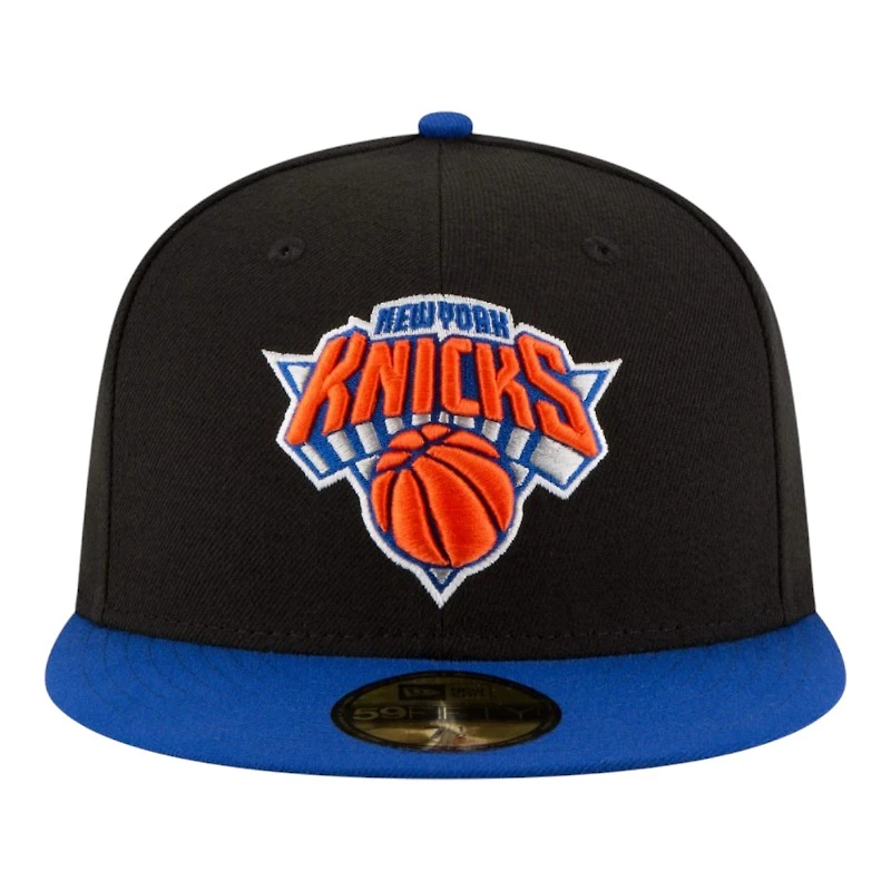 New York Knicks Black and Royal Blue NBA Era 59FIFTY Fitted Hat
