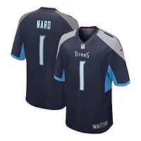 Tennessee Titans Cameron Ward Navy Nike Game Jersey