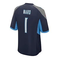 Tennessee Titans Cameron Ward Navy Nike Game Jersey