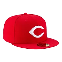 Cincinnati Reds Red 1990 World Series Patch New Era 59FIFTY Fitted Hat