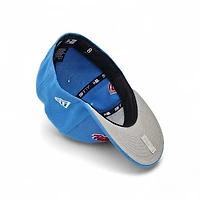 Quebec Nordiques Script Air Force Blue Leon the Lab Fleur Patch Grey UV New Era 59FIFTY Fitted Hat