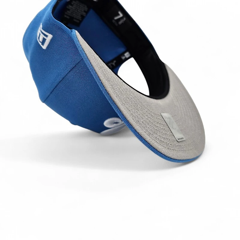 Quebec Nordiques Air Force Blue Leon the Lab Est Patch Grey UV New Era 59FIFTY Fitted Hat