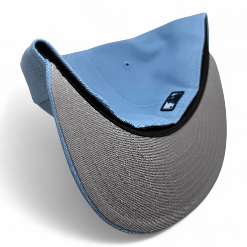 Texas Rangers Light Blue and Navy City Connect Gray UV New Era 59FIFTY Fitted Hat