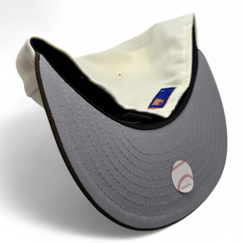 Texas Rangers Chrome and Brown Arlington Patch Gray UV New Era 59FIFTY Fitted Hat