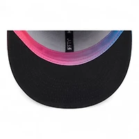 Youth Miami Marlins Black and Pink 2025 City Connect New Era 9FIFTY Snapback Hat