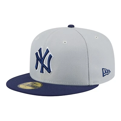 New York Yankees Gray and Navy Color Pack Era 59FIFTY Fitted Hat