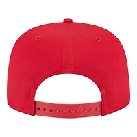 San Francisco 49ers Red Team Text New Era Golfer Snapback Hat