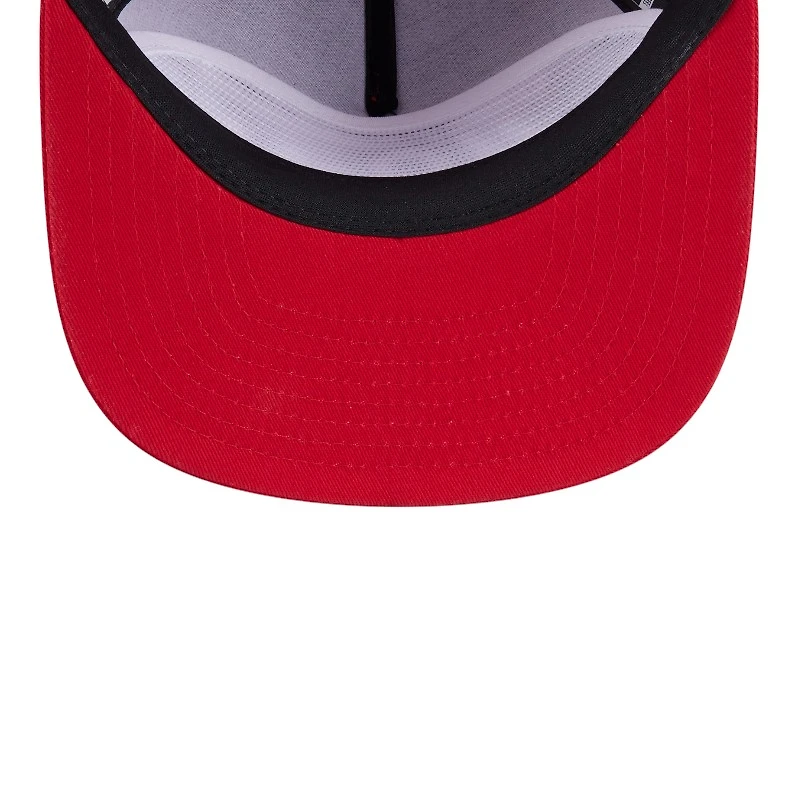 San Francisco 49ers Red Team Text New Era Golfer Snapback Hat