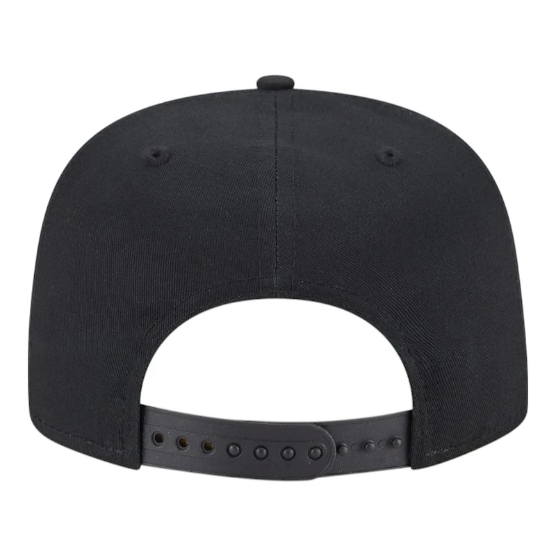 Chicago Bulls Black Team Text New Era Golfer Snapback Hat