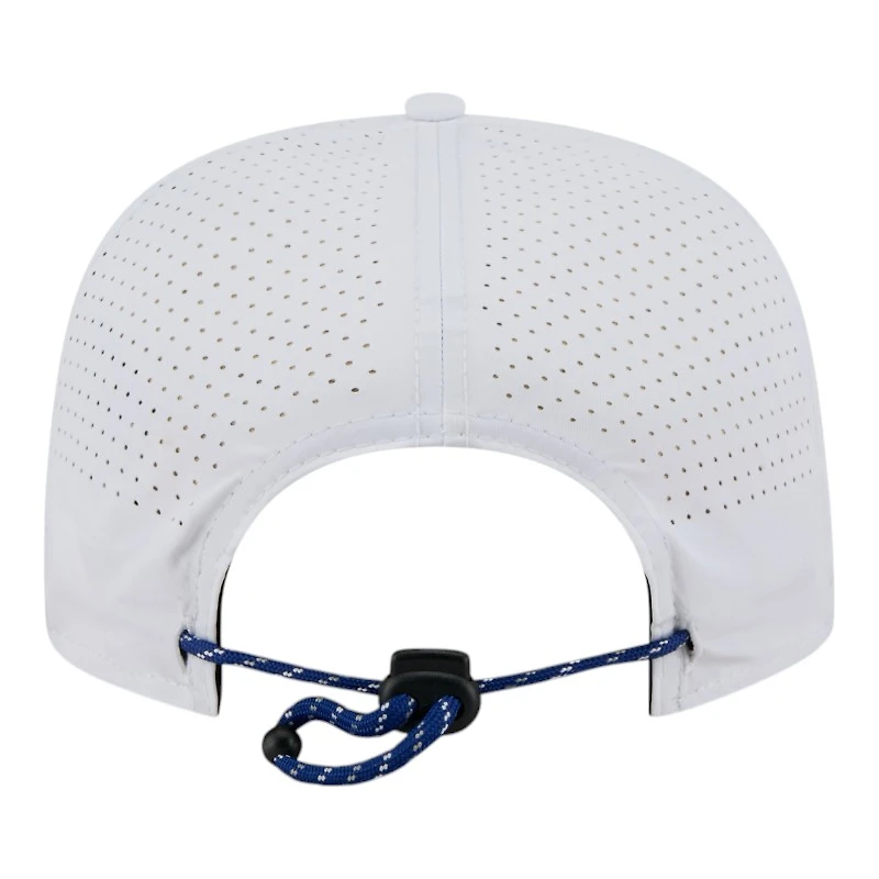 Los Angeles Dodgers White Performance New Era Golfer Snapback Hat