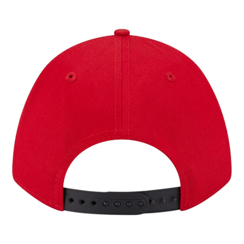 San Francisco 49ers Red and Black Roper New Era 9FORTY M-Crown A-Frame Adjustable Hat