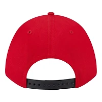 San Francisco 49ers Red and Black Roper New Era 9FORTY M-Crown A-Frame Adjustable Hat