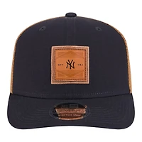 New York Yankees Navy Patch New Era 9SEVENTY Adjustable Hat