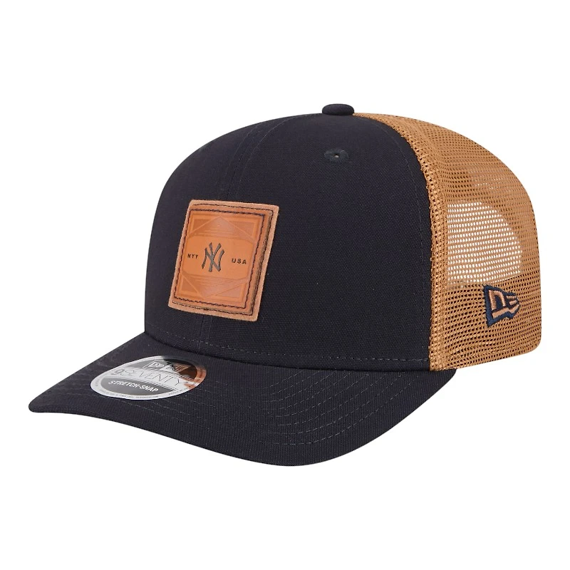 New York Yankees Navy Patch New Era 9SEVENTY Adjustable Hat