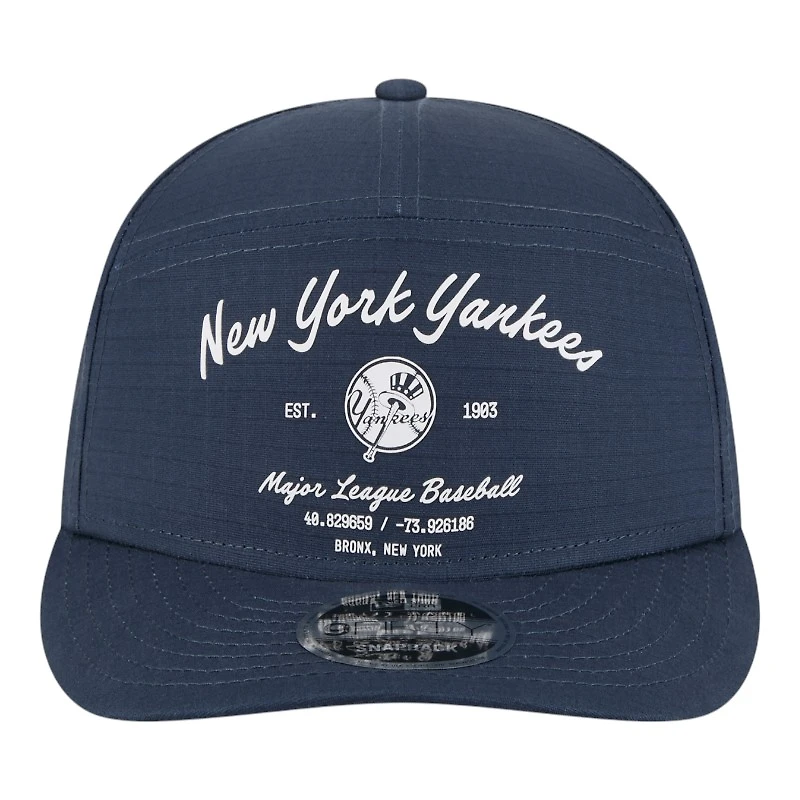 New York Yankess Navy New Era 9FIFTY Split Panel Snapback Hat