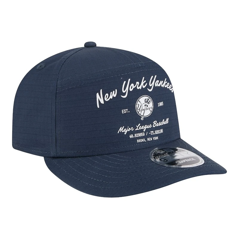 New York Yankess Navy New Era 9FIFTY Split Panel Snapback Hat