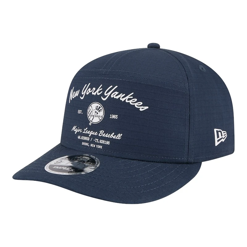 New York Yankess Navy New Era 9FIFTY Split Panel Snapback Hat